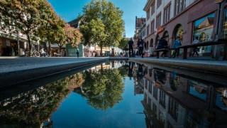 Die Innenstadt in Lahr.