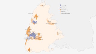 Karte des Versorgungsgebiets der badenovaNETZE