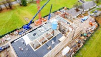 Großkessel wird eingehoben